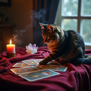 Why My Cat Always Knocks Over Tarot Cards (And How to Read Their Messages)