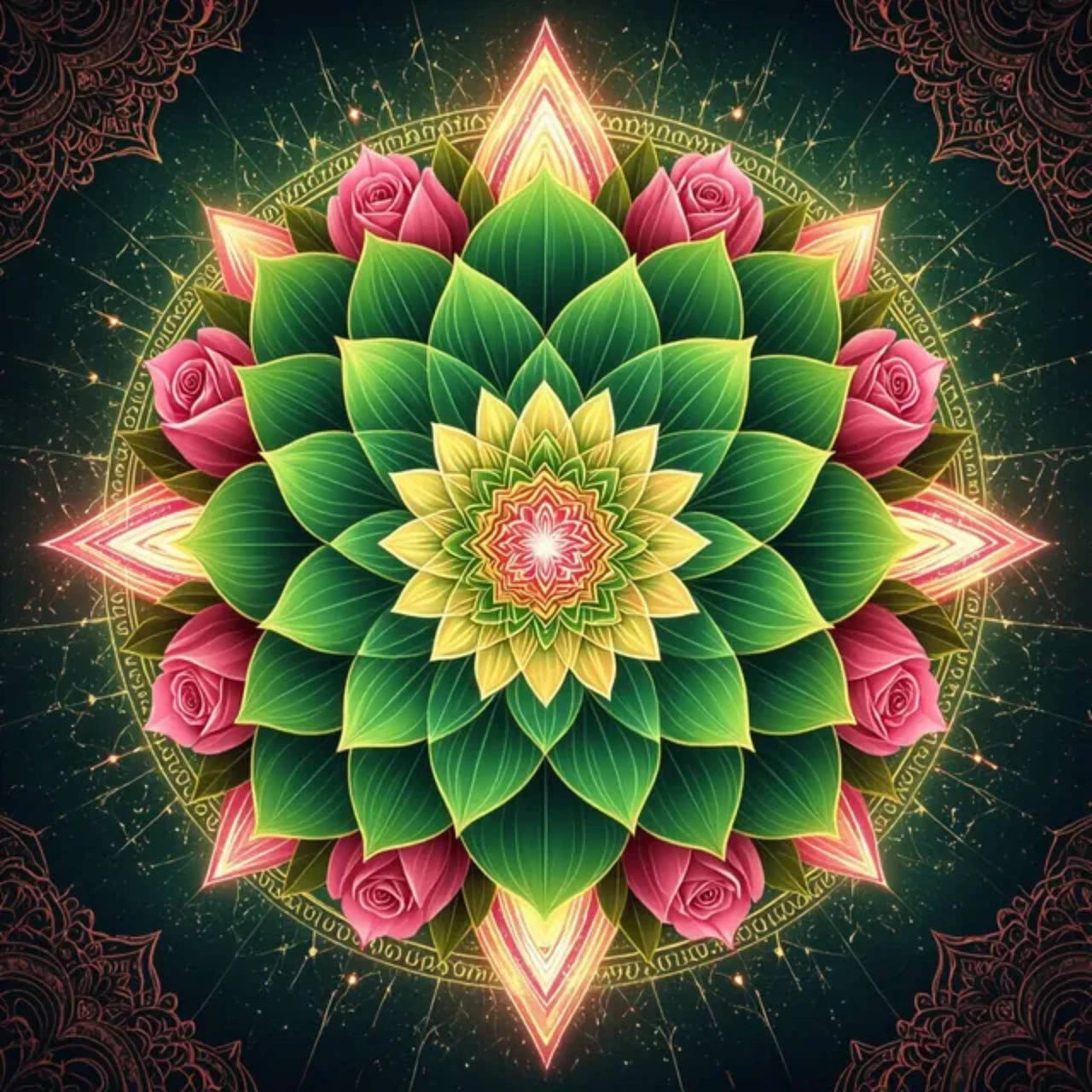 HEART CHAKRA ART – DIGITAL DOWNLOAD (Printable Wall Art)