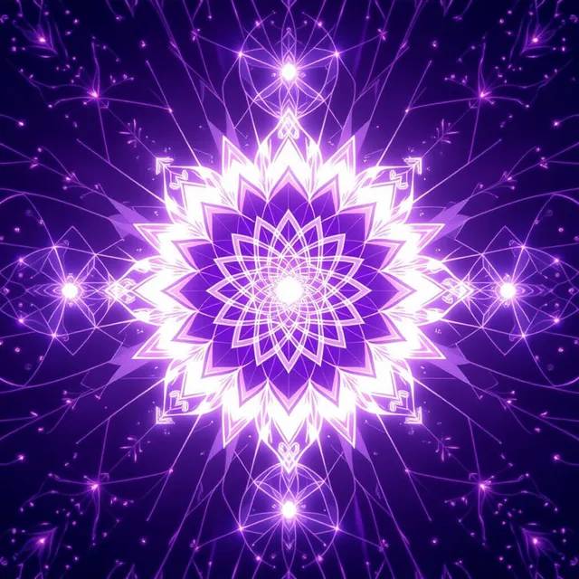 CROWN CHAKRA ART – DIGITAL DOWNLOAD (Printable Wall Art)