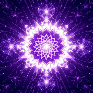 CROWN CHAKRA ART – DIGITAL DOWNLOAD (Printable Wall Art)